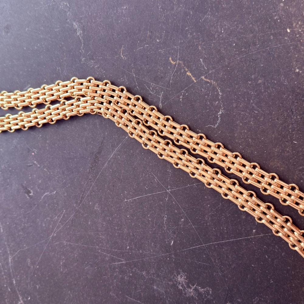 Gold Multi-Strand Chain for crossbody inserts - Women's wallets